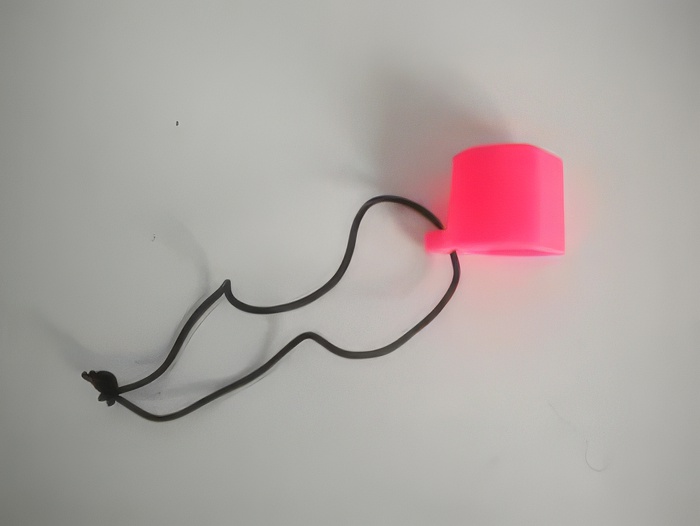 Hard Valve Protector Cap  "PINK" - Product Image