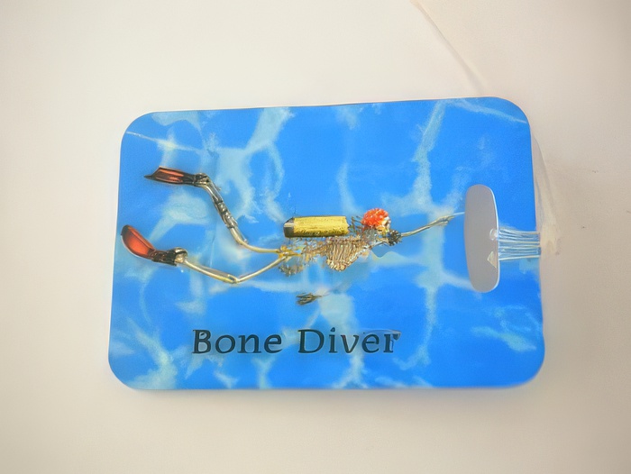 Bone Diver Luggage Tag "One Tag Price" Bone Diver Luggage Tag "One Tag Price"