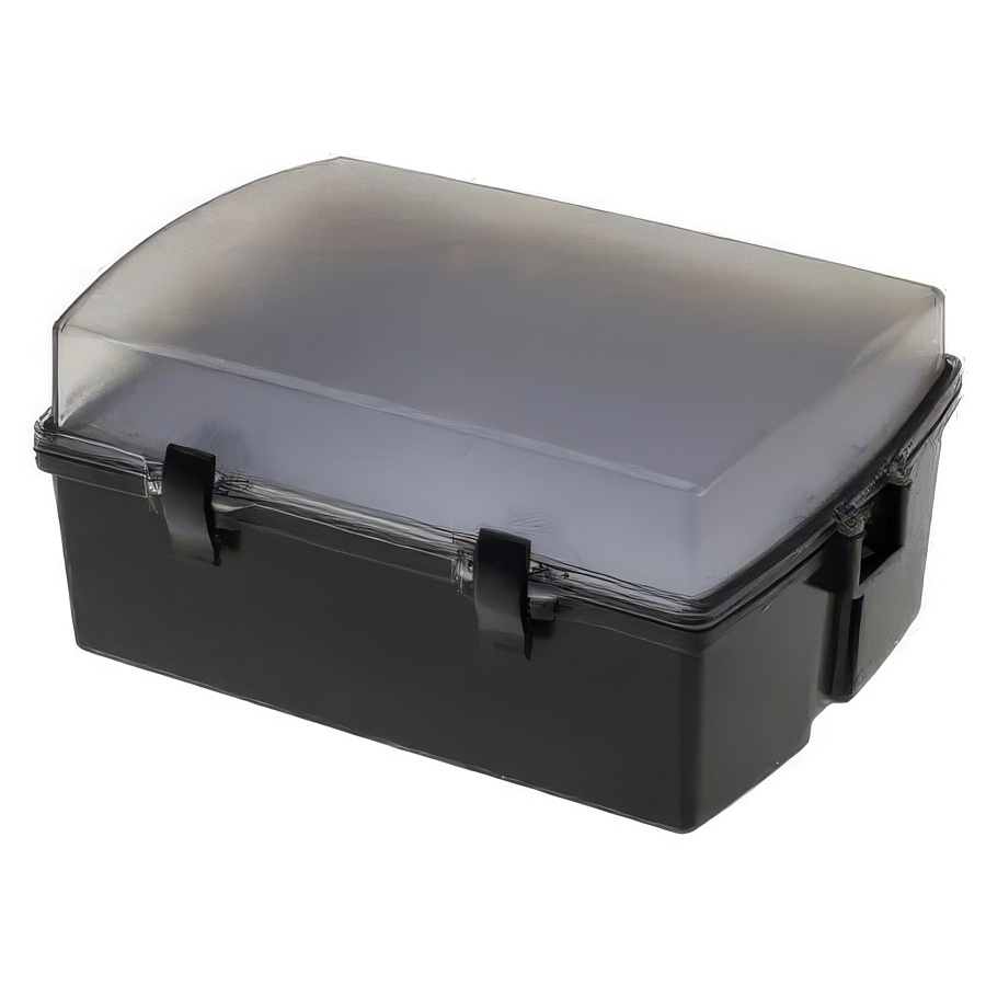 Wirtz Sport Case 2 w/ Clear Top Lid with Black Lower Body "Larger Size Box 1 Left" - Product Image