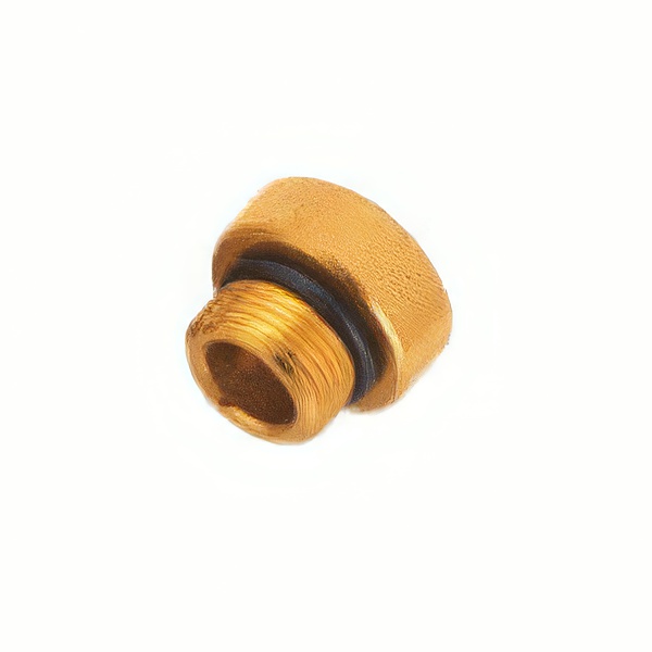 Aluminum Din Cap Gold Male - Product Image
