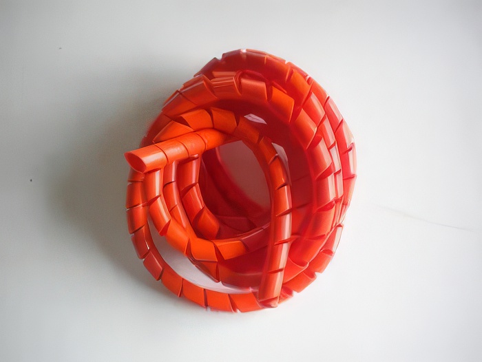 Spiral RED Hose Wrap by the FOOT! - Product Image