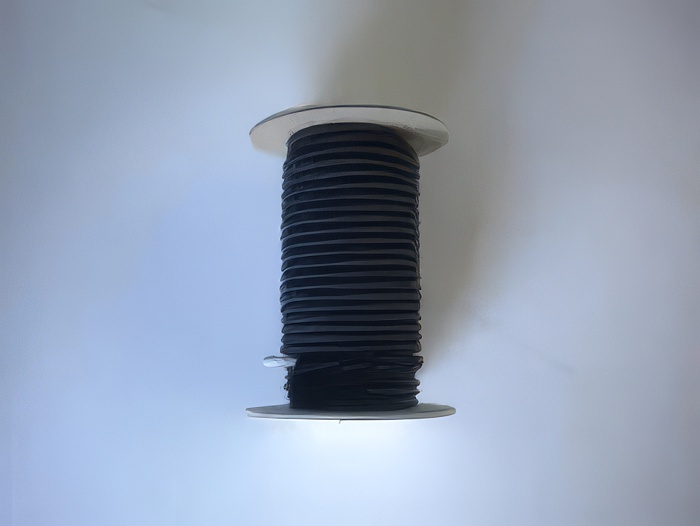 1/8" Bungee Shock Cord "BLACK 50ft Mini Spools!" Commercial Grade!  - Product Image