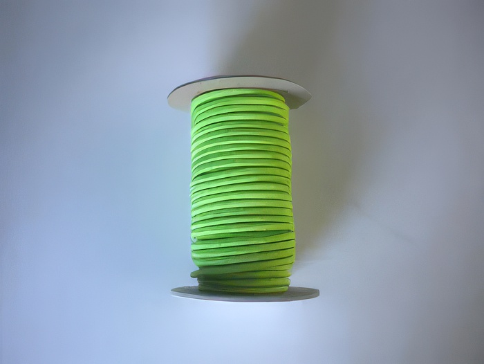 1/8" Bungee Shock Cord "Neon Green 50ft Mini Spools!" Commercial Grade - Product Image