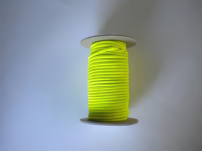 100 Foot Roll 1/4" Bungee Shock Cord "Neon Yellow!" Commercial Grade - Product Image