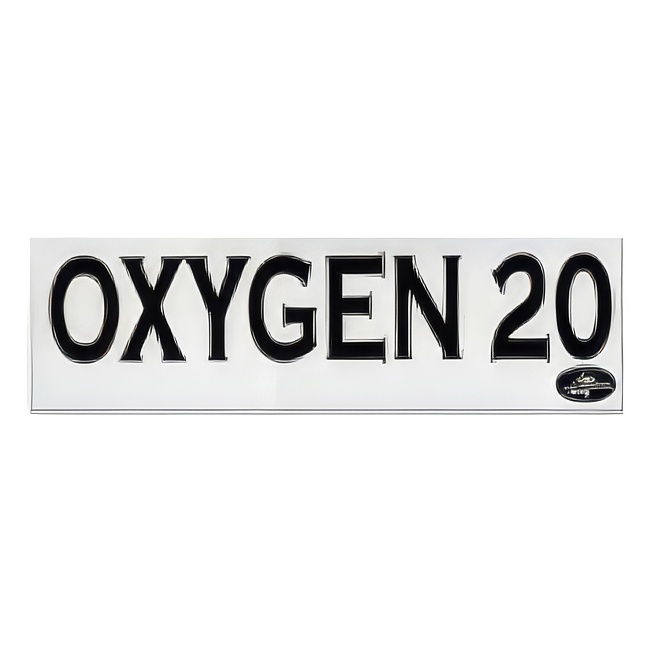 Hog Oxygen 20 Tank Decal - Product Image