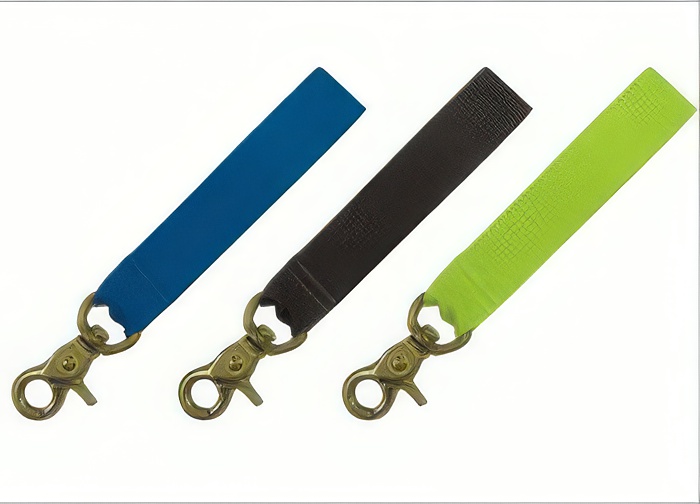 Brass Trigger Snap w/ BLUE 1 inch webbing - Product Image
