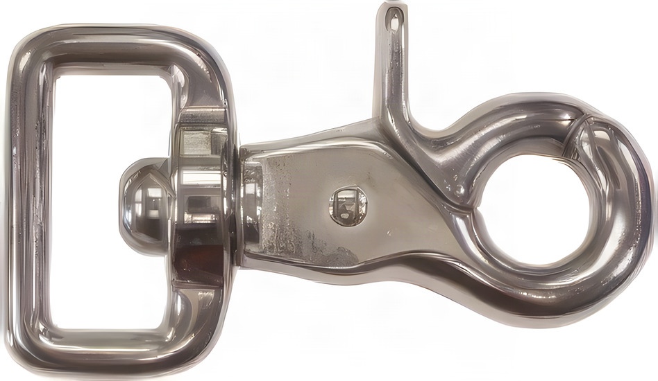 3/4" - 2 1/2" Trigger Snap SS  "SQUARE Bottom" - Product Image