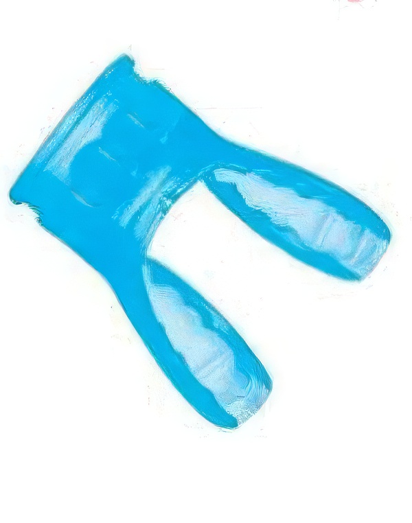 New Lower Pricing! Moldable Mouth Piece "Color: Blue"  - Product Image