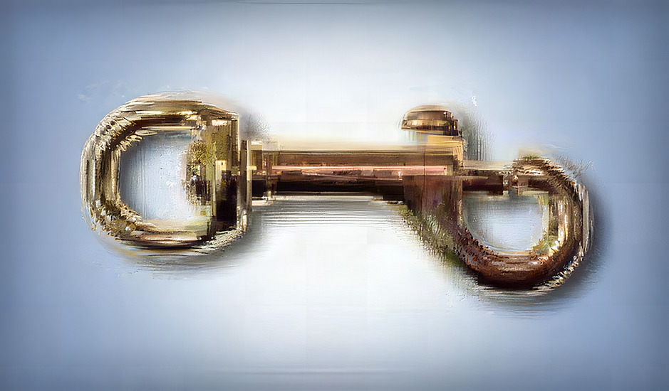 3/8" Swivel Bolt Snap Brass #0000 - Product Image