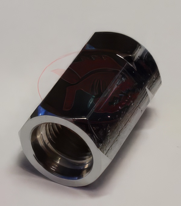 1/8 NPT Female to 3/8-24" Female Fitting - Product Image