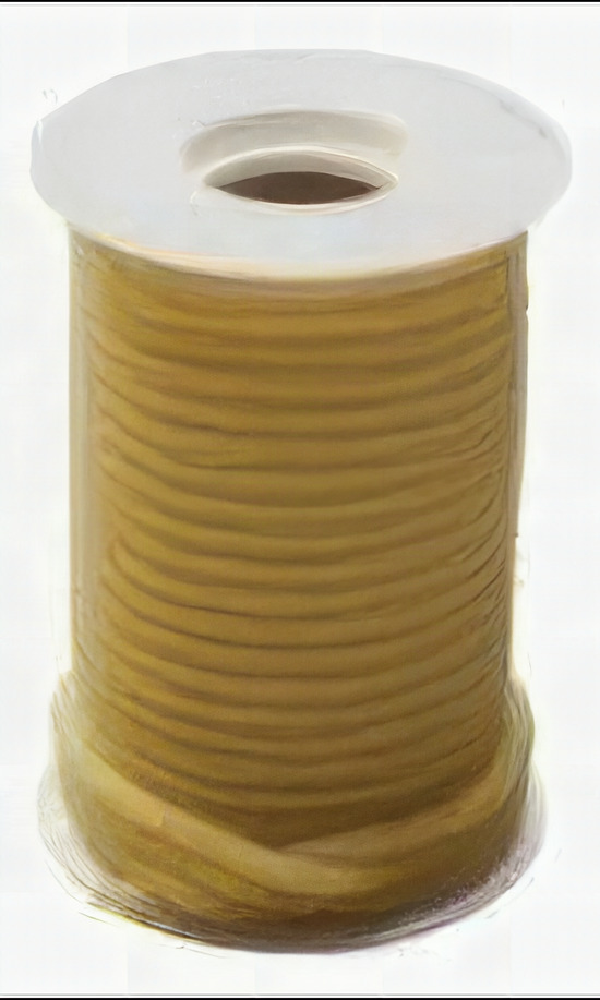 1/4" Latex Surgical Tubing AMBER **1/16" Wall** - Product Image