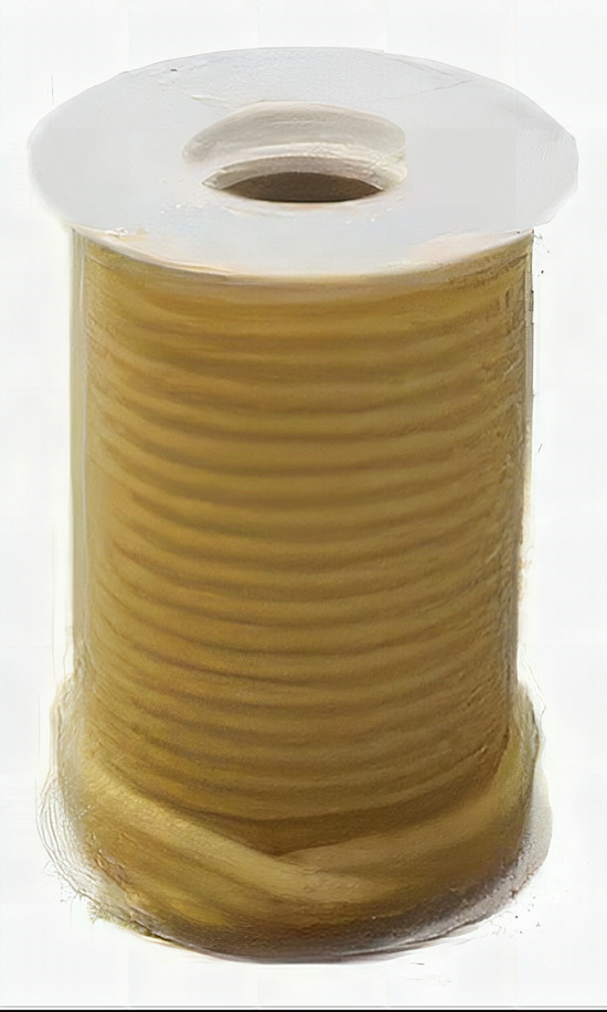 3/16" Latex Surgical Tubing AMBER **1/32" Wall** - Product Image