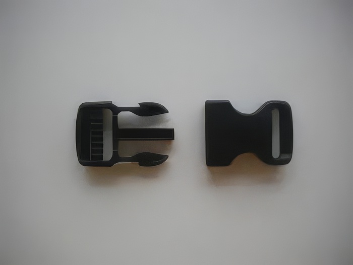 1.0" inch plastic Complete male/female snap Clip - Product Image