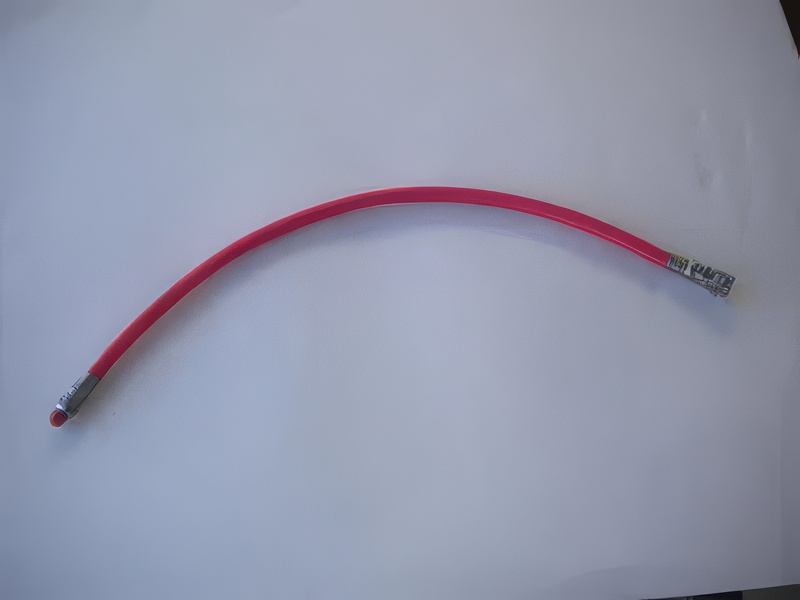 10" Double Braided BC Hose "RED" - Product Image
