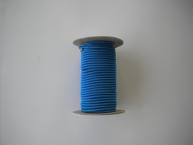 1/8" Bungee Shock Cord "Blue" 50ft Mini Spool  Commercial Grade - Product Image