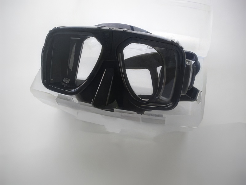 H20 Alpha 2 Dive Mask includes Mask Box "Yellow Frame! Black Skirt" "Accepts Lenses"