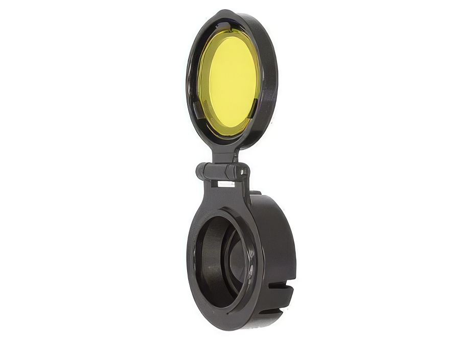 Big Blue Yellow Filter Cap "Large" - Product Image