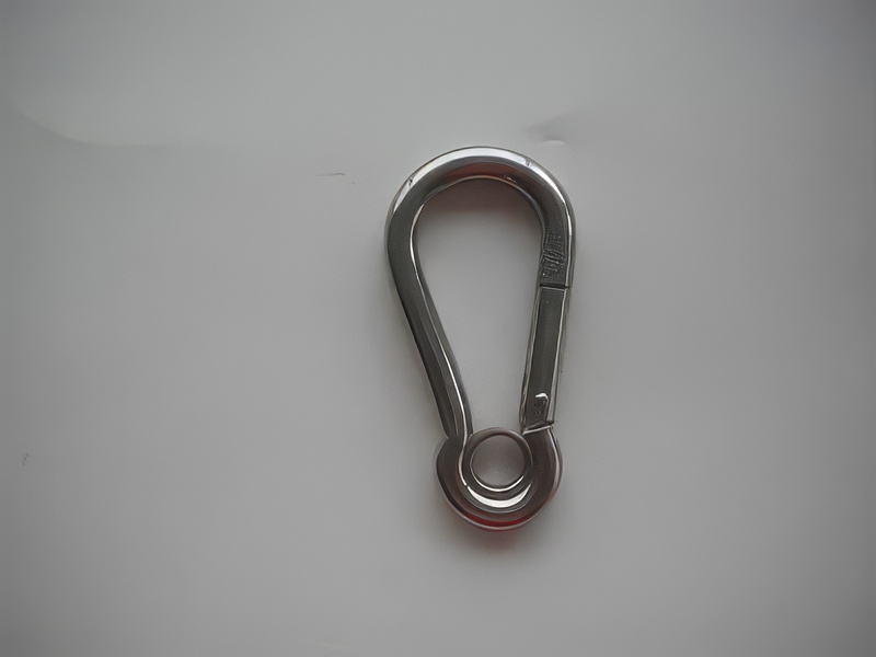 3 7/16" Inch Stainless Steel Carabineer w/ Grommet    CG-#9