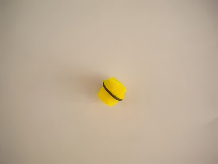Sport's Yellow Din Plug with Buna O-Ring - Product Image