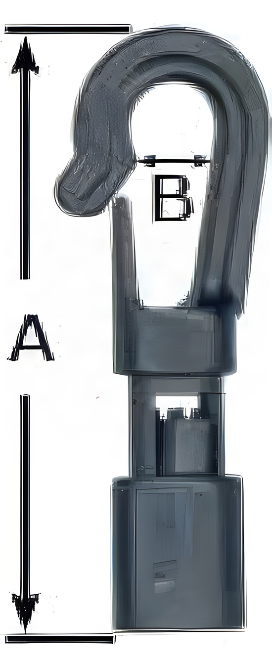 1/4" Plastic Bungee Cord Hooks "Closed Hook" - Product Image