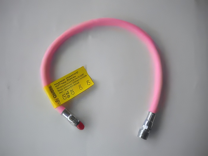 9" Double Braided BC Hose "PINK" - Product Image