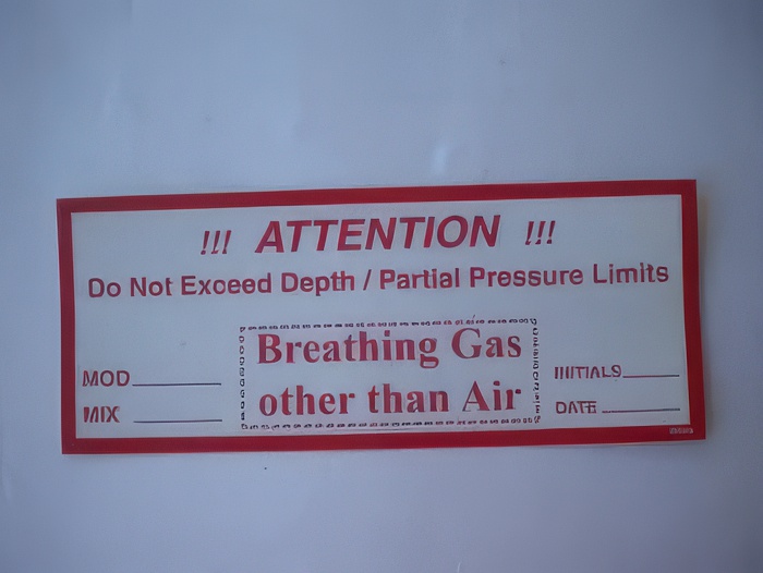 Breathing Gas Sticker - Product Image