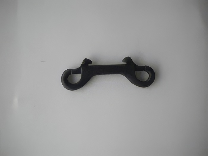 3.5"  Black Powder Coated Stainless Steel Double Ender - Product Image