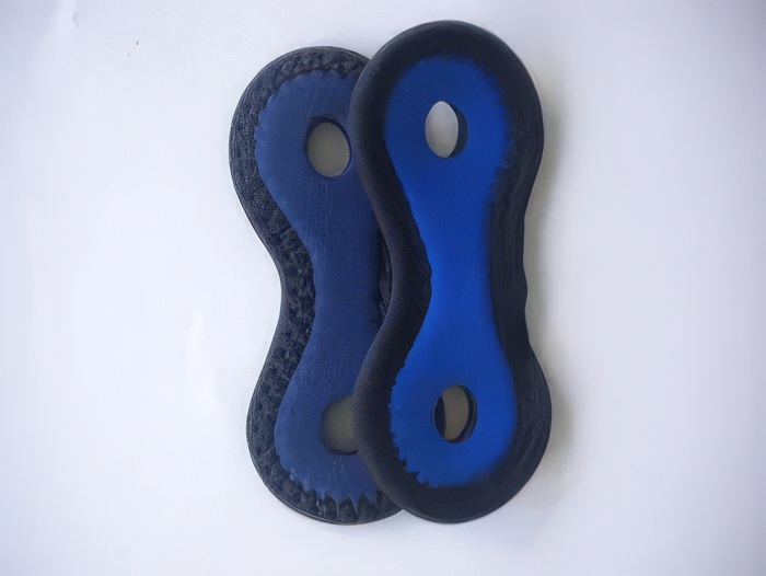 Neoprene Snorkel Keeper Blue/Navy Blue Color - Product Image