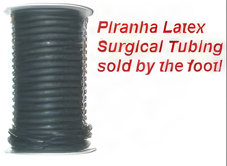 1/2" Latex Surgical SPEARGUN Tubing BLACK w/ 3/16" Wall - Product Image