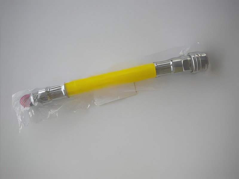 6" Double Braided BC Hose YELLOW - Product Image