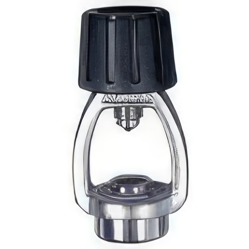 200 Bar Din to Yoke Adapter "Standard Chrome Plating" - Product Image