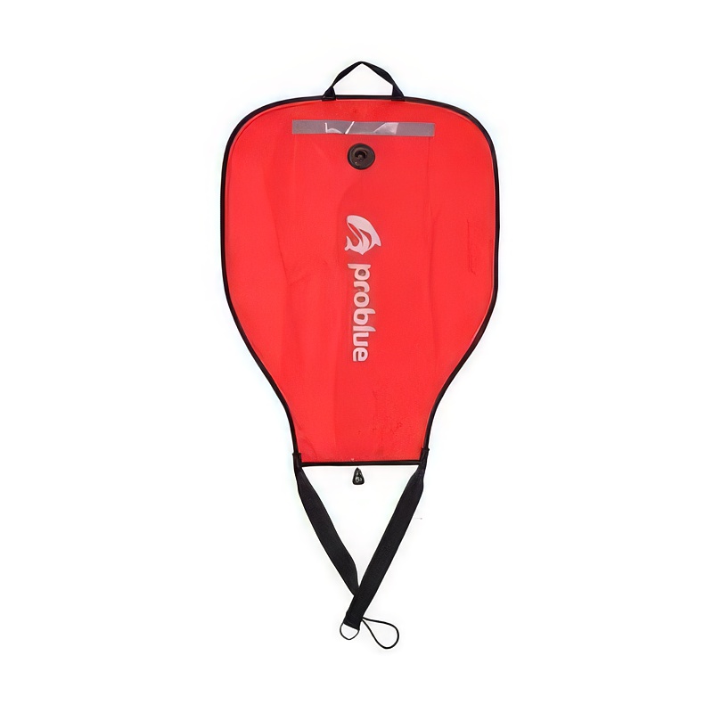 70lb Orange Liftbag w/ flapper valve & Reflective Tape!  - Product Image