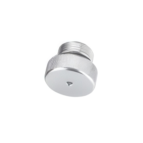Aluminum Din Cap Silver Male - Product Image