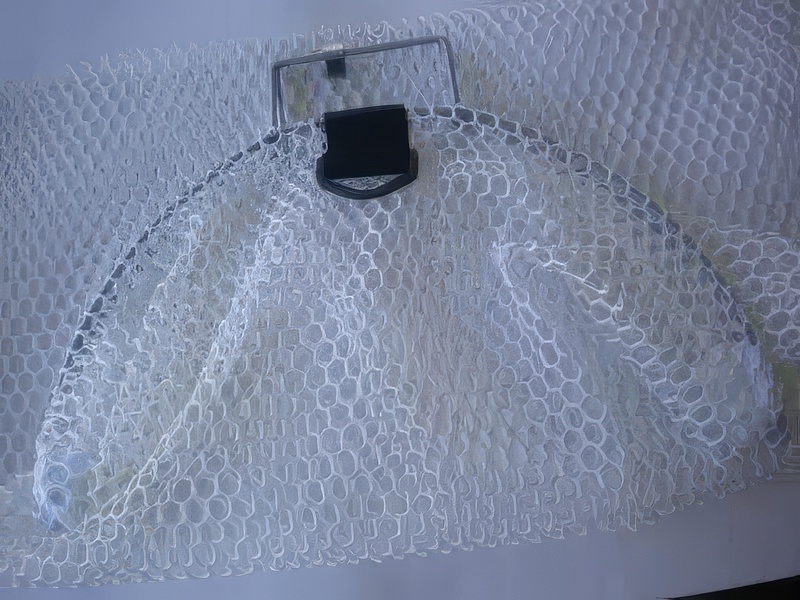 Wired Handle COMMERCIAL Type Mesh Bag  XL "WHITE Mesh" - Product Image