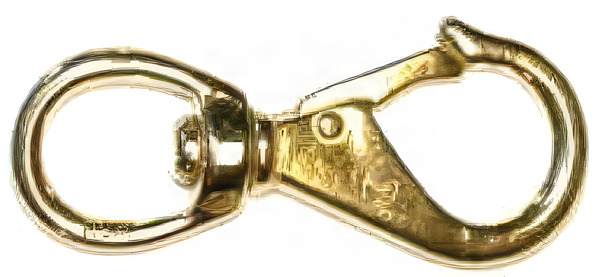 Swivel Boat Snap BRASS #2 - Product Image