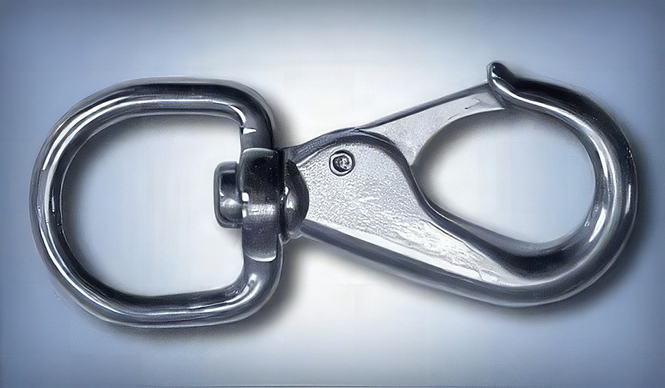 Swivel Boat Snap 3 3/8" SS  #1 - Product Image