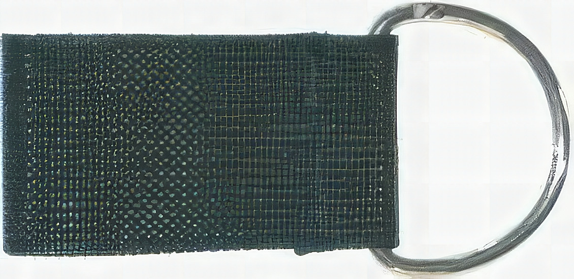 2 Inch Webbing D-Ring 6mm Black Webbing - Product Image