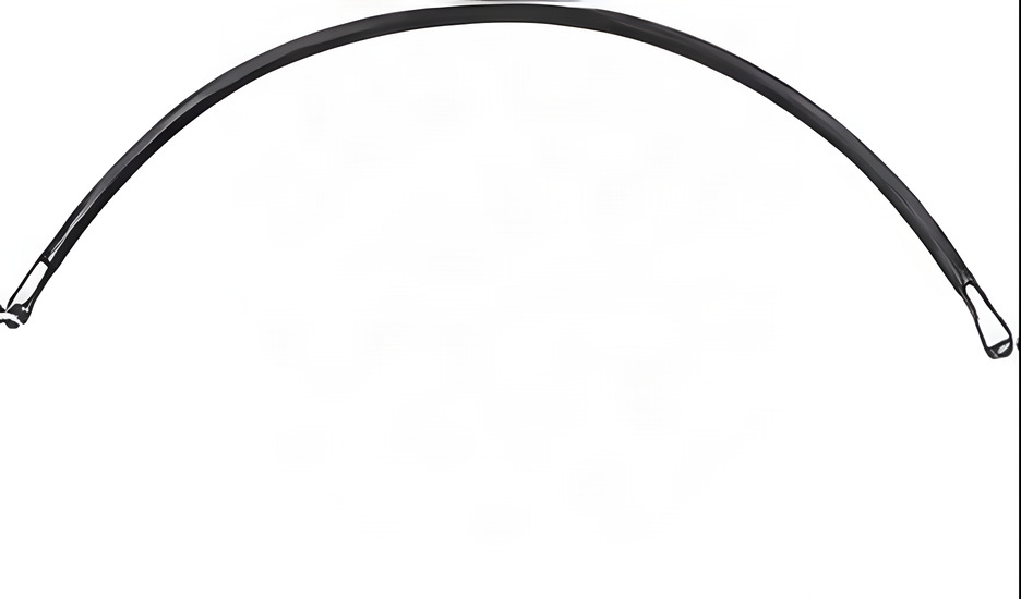 18" Double Braided Low Pressure Hose BLACK