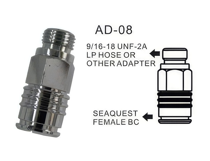 SeaQuest Style QD Adapter  - Product Image