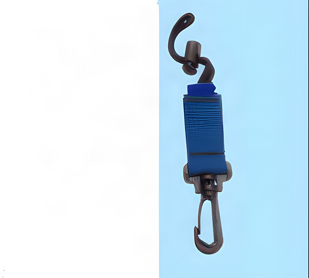 Swiveling Plastic clip to 5 inch slide locking Laynard