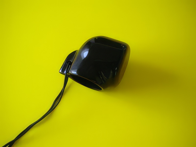Soft Valve Cap vinyl  "BLACK" - Product Image