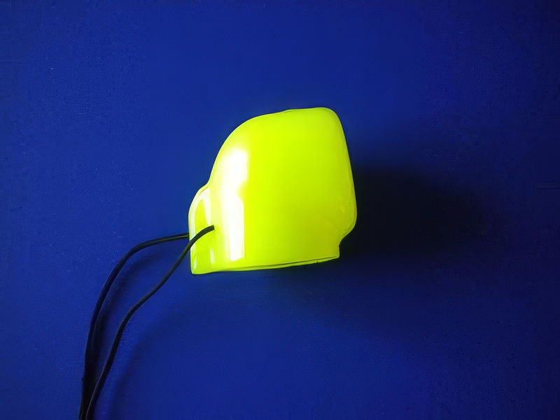 Soft Valve Cap vinyl  "YELLOW" - Product Image