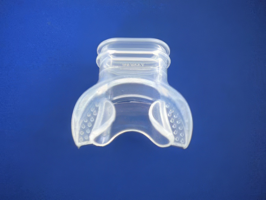 Silicone "Tough Bite" Mouth Piece     "CLEAR" - Product Image