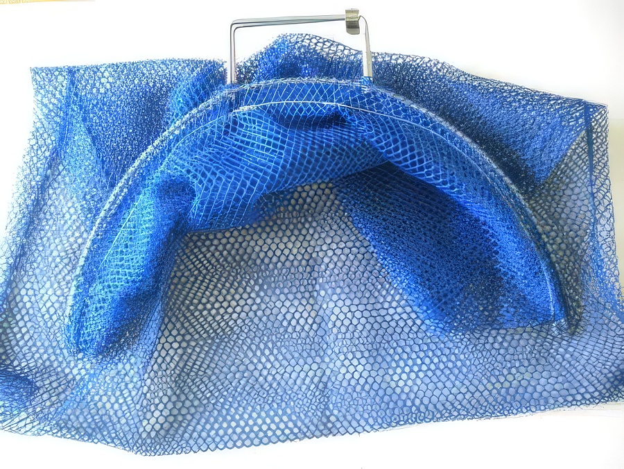Wired Handle Mesh Bag  Large      BLUE Mesh - Product Image