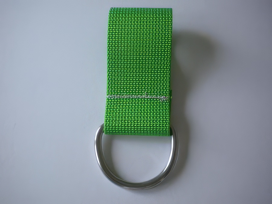 2 Inch Webbing D-Ring 6mm    GREEN - Product Image