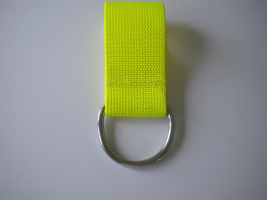 2 Inch Webbing D-Ring 6mm    YELLOW - Product Image