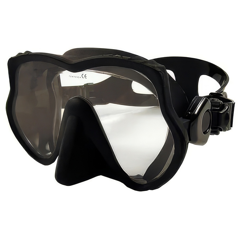 Explorer II Frameless Mask   "Black Frame w/Black Skirt" - Product Image