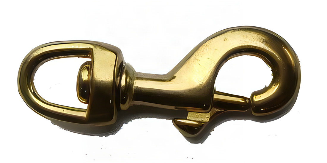 1/2" Swivel Bolt Snap Brass - Product Image