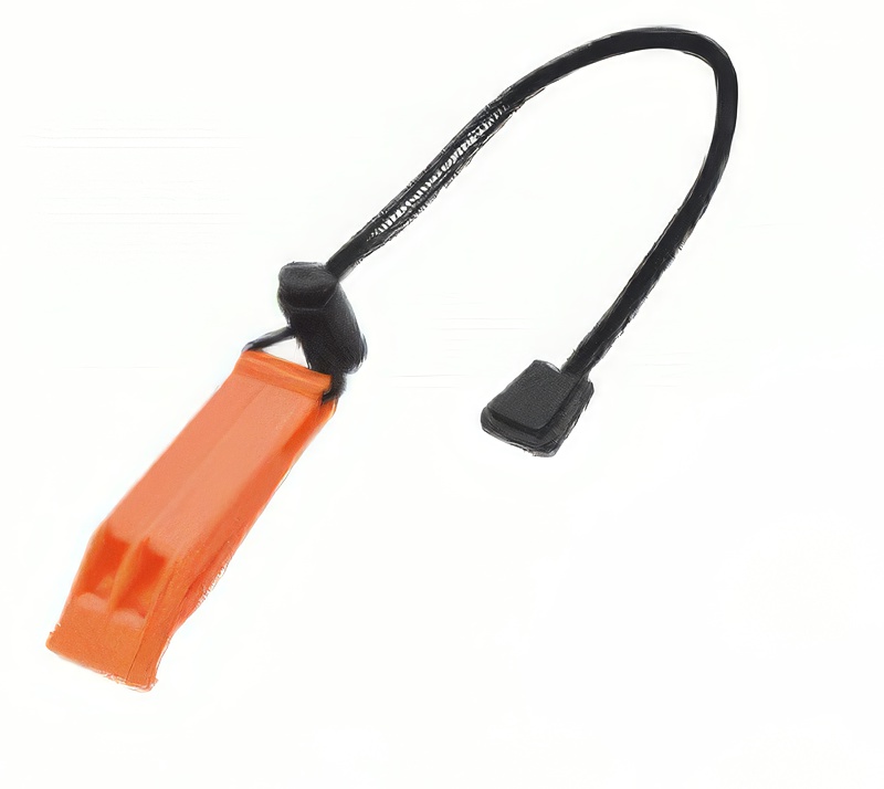Marine Whistle with Lanyard "Orange" - Product Image